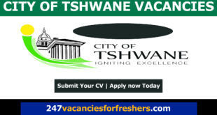 City of Tshwane Vacancies