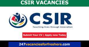 CSIR Vacancies