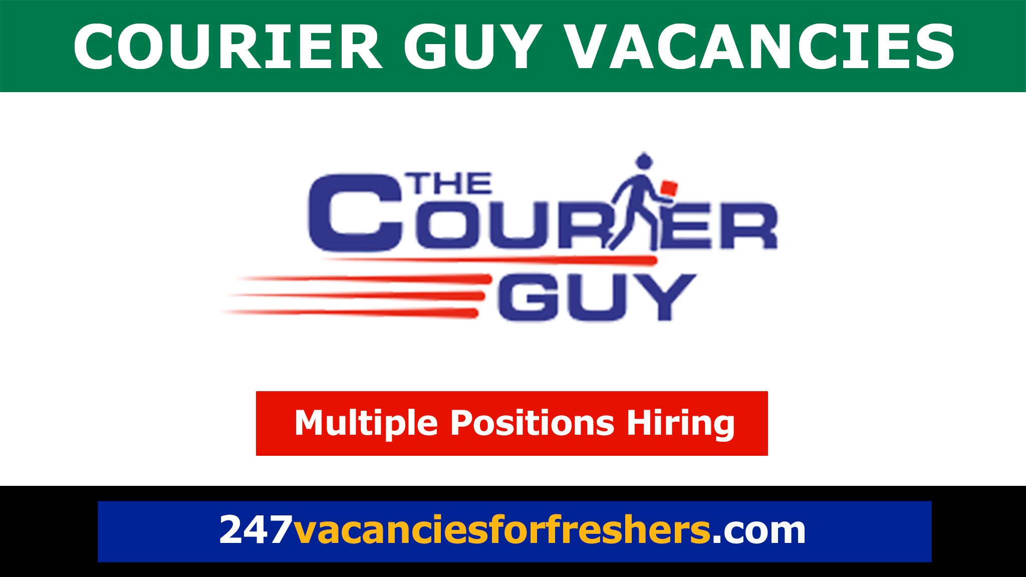 Courier Guy Vacancies 2024 Newest Job Openings