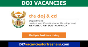 DOJ Vacancies