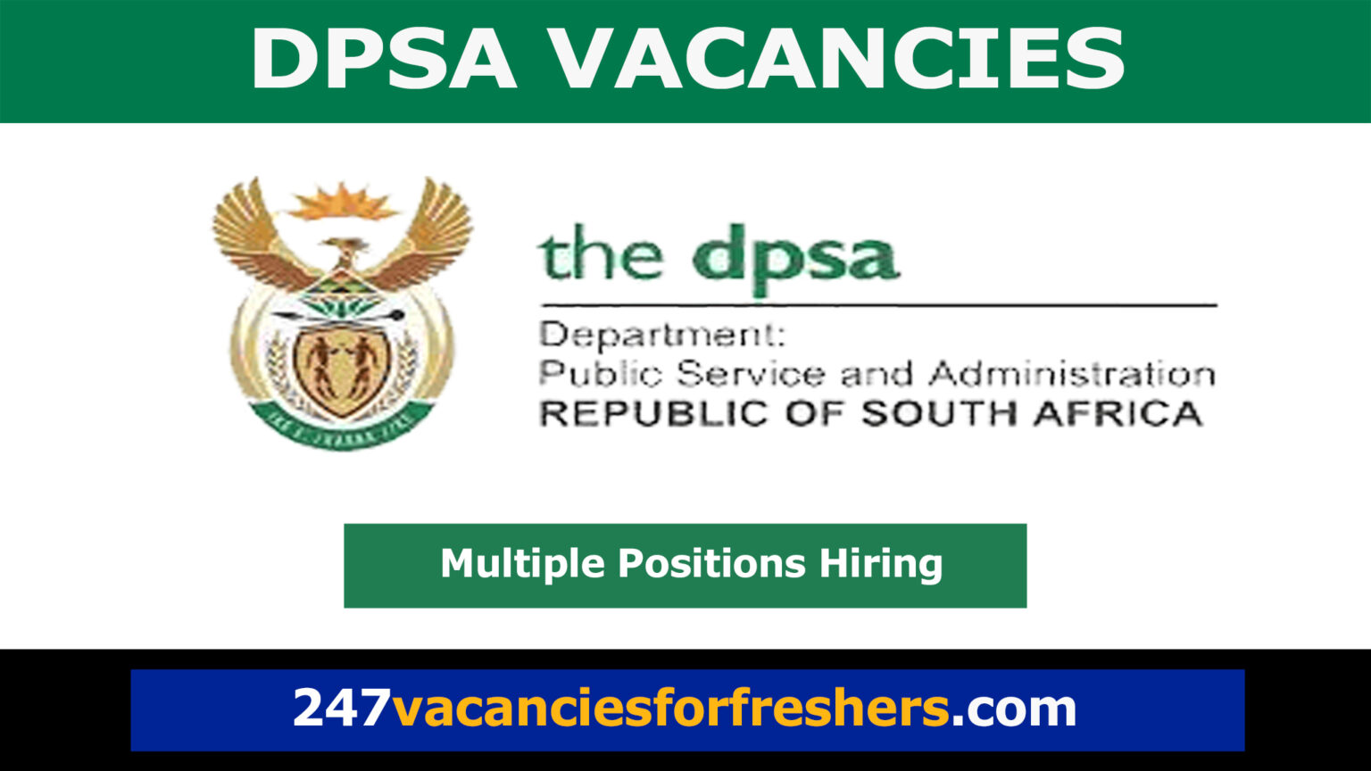 DPSA Vacancies 2024 Latest Careers in Health Department