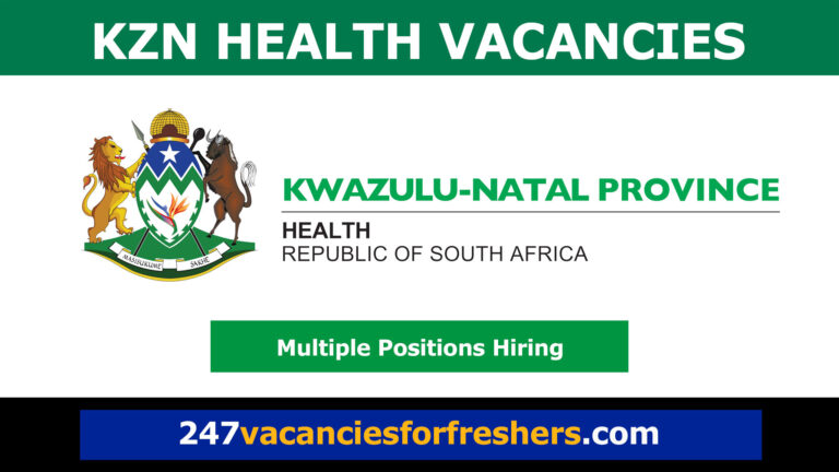 KZN Health Vacancies 2024 | Department Of Health Jobs