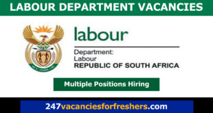 Labour Department Vacancies