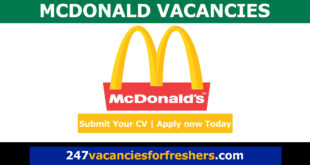 McDonald Vacancies