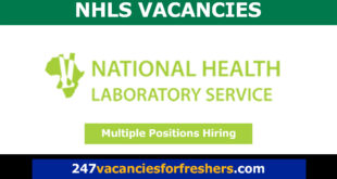 NHLS Vacancies