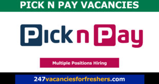 Pick n Pay Vacancies