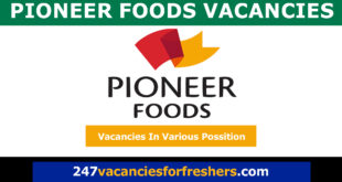 Pioneer Foods Vacancies