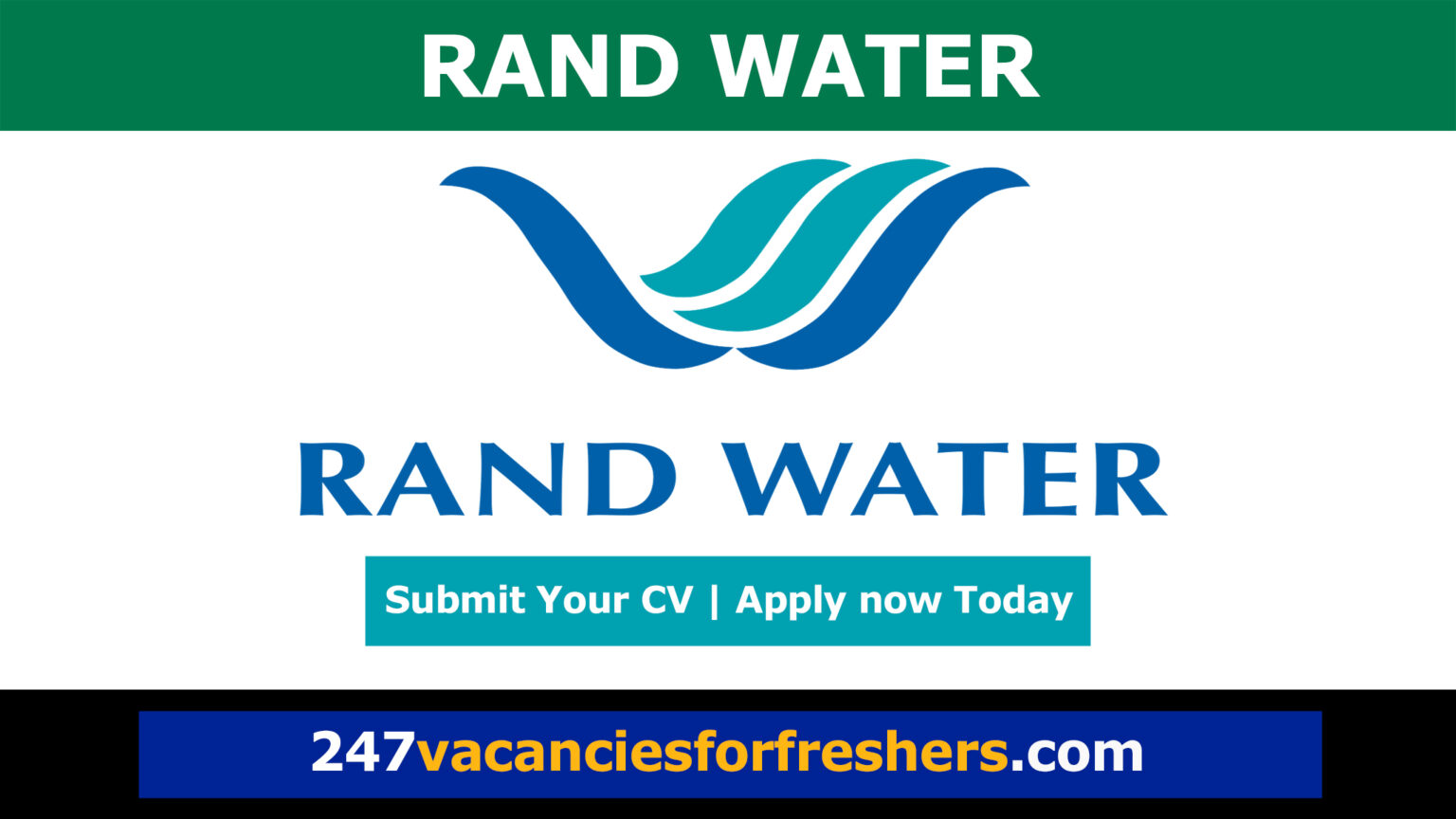 Rand Water Vacancies Open Positions in Utility Company