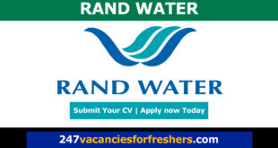 Rand Water Vacancies