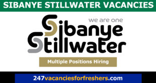 Sibanye Stillwater Vacancies