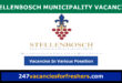 Stellenbosch Municipality Vacancies