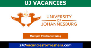 UJ Vacancies