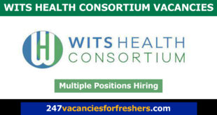 Wits Health Consortium Vacancies