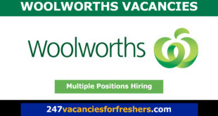 Woolworths Vacancies