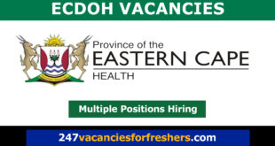 ECDOH Vacancies