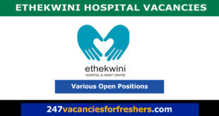 Ethekwini Hospital Vacancies