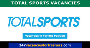 Total Sports Vacancies