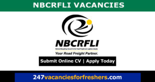 NBCRFLI Vacancies